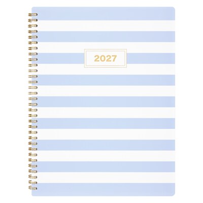 2027 Staples 8 x 11 Weekly & Monthly Planner, Ice Blue (ST63610-27)