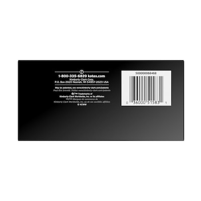 U by Kotex Click Regular Absorbency Compact Tampon, Plastic Applicator, Unscented, 32/Pack (51583)