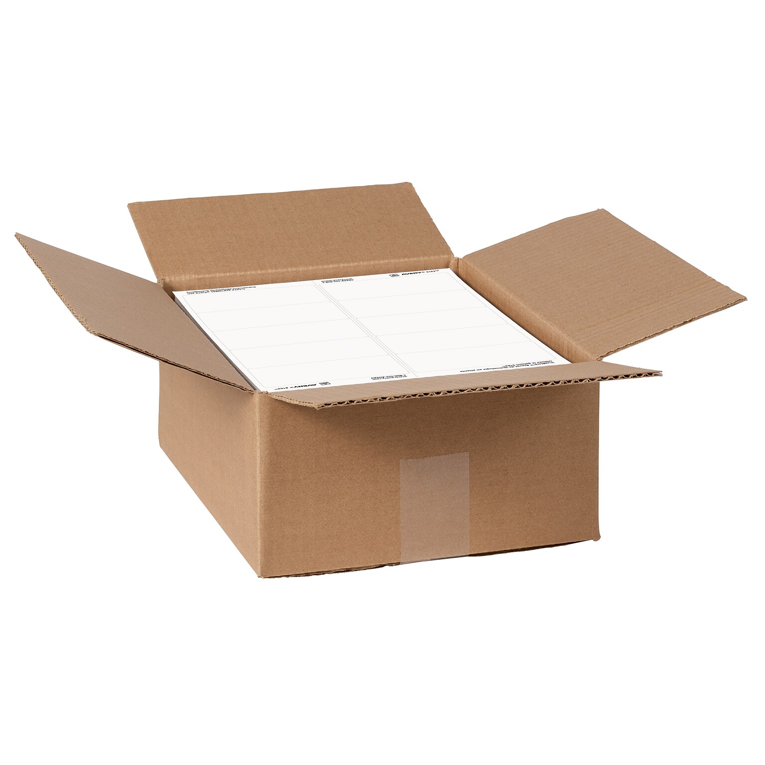 Avery TrueBlock Laser Shipping Labels, 2 x 4, Matte White, 10 Labels/Sheet, 500 Sheets/Pack (95910)