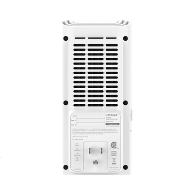 Netgear Nighthawk BE5000 Dual Band WiFi 7 Extender, Wall-plug, White (EXS27-100NAS)