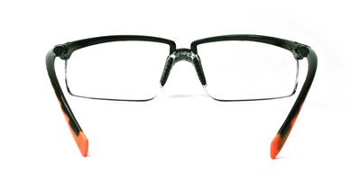 3M Privo Anti-Fog Safety Glasses, Black Lens, 20/Carton (12261-00000)