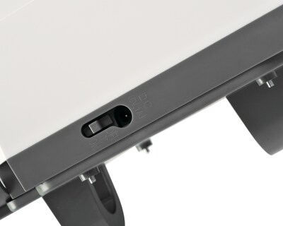 Alpine Industries Commercial Automatic Liquid Hand Sanitizer and Soap Dispenser with Floor Stand, 40 oz., White (430-S-S)