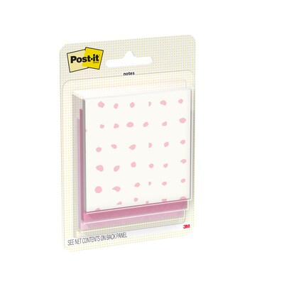 Post-it Notes Polished Patterns Bubble Bath, 3 x 3, Assorted Colors, 45 Sheet/Pad, 3 Pads/Pack (3321-PP-BB)