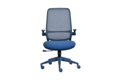 Tempur-Pedic Stratus Ergonomic Mesh/Fabric Swivel Executive Chair, Indigo (TP-STRATUS-IND)
