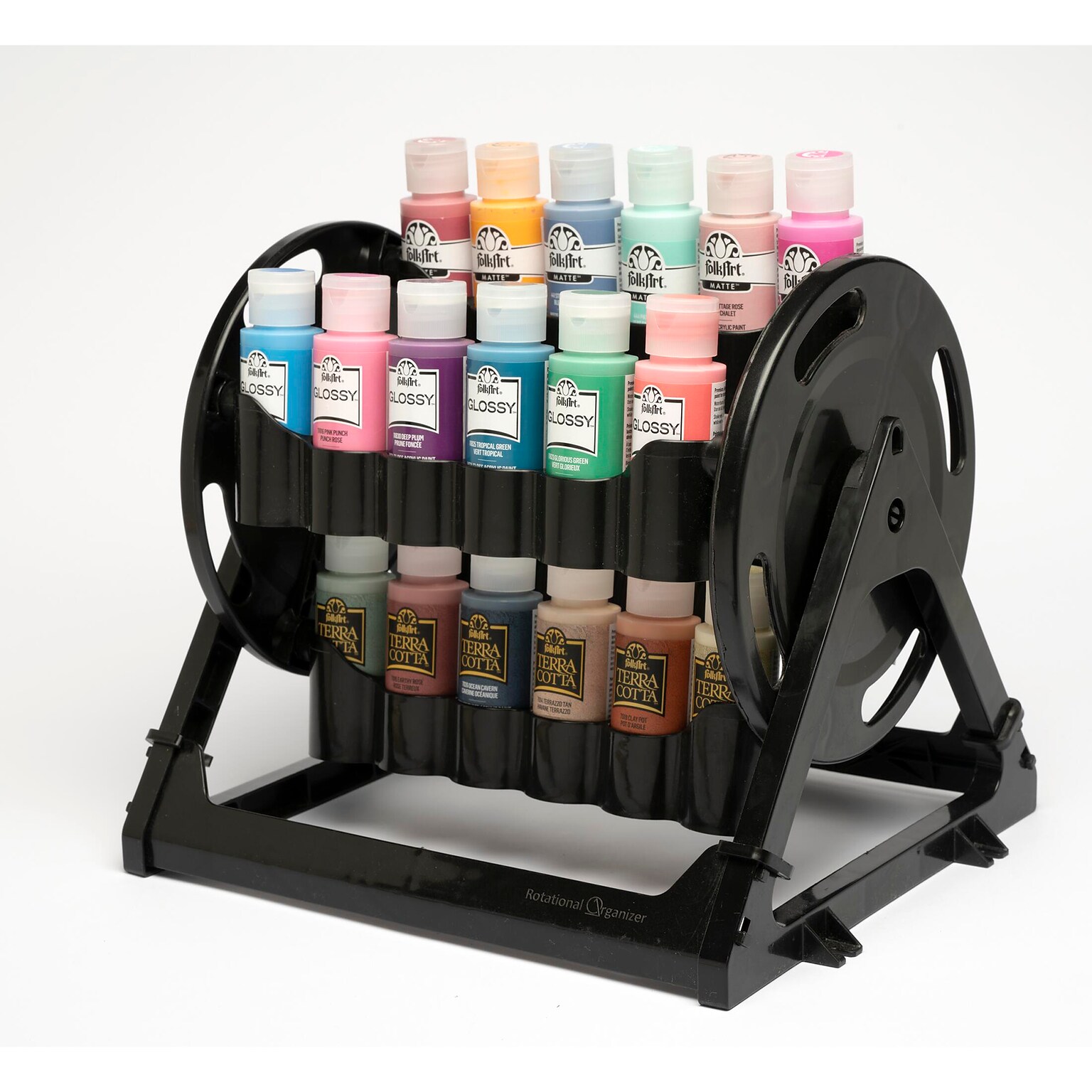 Plaid Rotational Paint Organizer, Black (PDE31100)