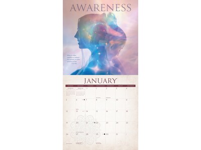 2025 Willow Creek Meditation 12" x 12" Monthly Wall Calendar (43868)