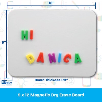 Flipside Mobile Dry-Erase Whiteboard, 9" x 12", 24/Carton (10025-24)