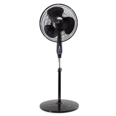 Vie Air 16" Oscillating Pedestal Fan, 3-Speed, Black (938122389M)