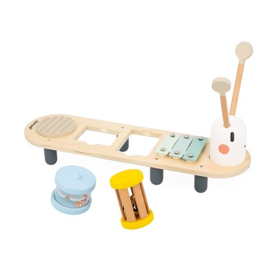 Janod Sweet Cocoon Multi-Instrument Caterpillar Music Stand (JND04058)