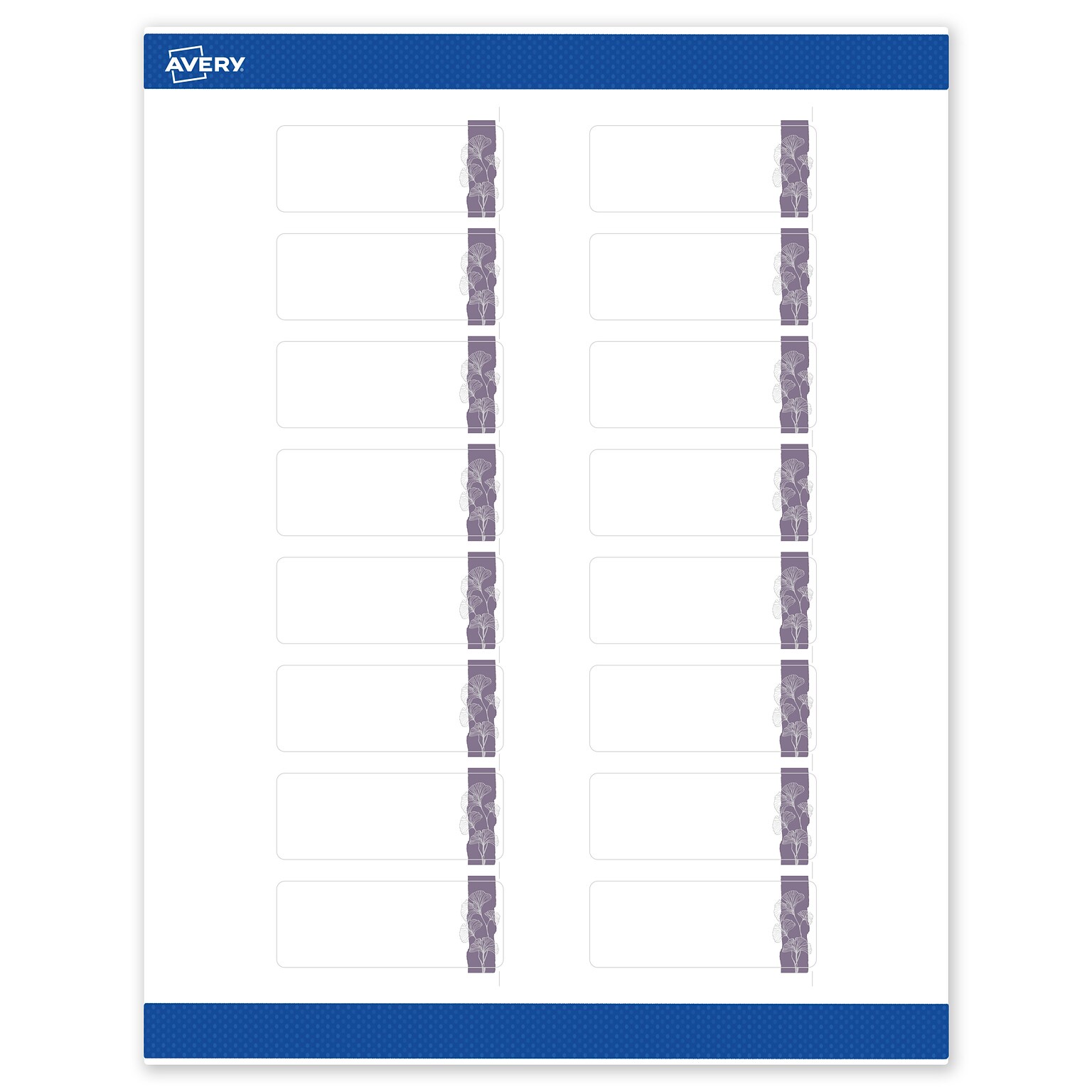 Avery Laser/Inkjet Rectangle Multipurpose Labels, 1 x 2-5/8, White, 160/Pack (S00F4N)