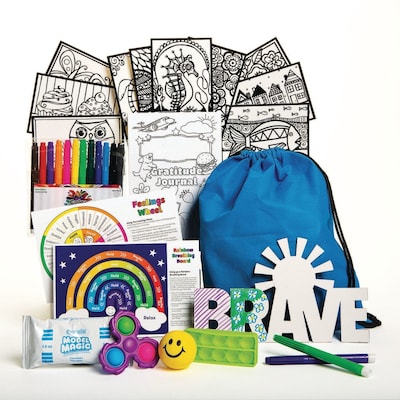 S&S Worldwide Calming Kit, Manipulative, Assorted Colors (20159)