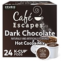 Cafe Escapes Dark Chocolate Hot Cocoa Mix, Keurig® K-Cup® Pods, 24/Box (6802)