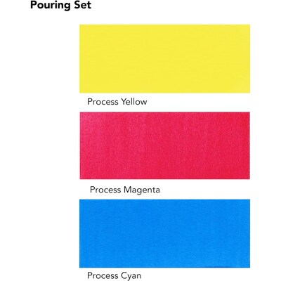 Daler-Rowney FW Acrylic Ink Pouring Set, Assorted Colors, 29.5ml, 4/Set (DRW139500100)