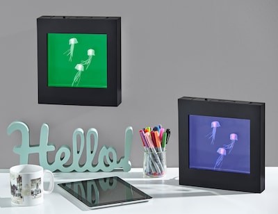 Simplee Adesso 8.75H LED Jellyfish Motion Light Box, Black (SL3723-01)
