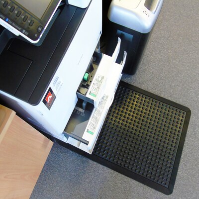 Floortex Doortex BubbleMat Anti-Fatigue Mat, 47 x 35, Black (NRAFFLRU0101)