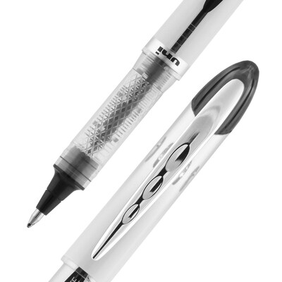 uni-ball Vision Elite Rollerball Pen Refills, Bold Point, 0.8mm, Black Ink, 2/Pack (61233)