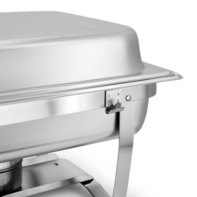 MegaChef 9.5 Qt. Stainless Steel Professional Food Warmer/Buffet Serving Tray, Set of 2 (935122031M)