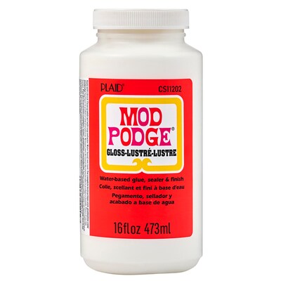 Mod Podge Decoupage Glue, Gloss, 16oz., 3/Pack (MODCS11202-3)
