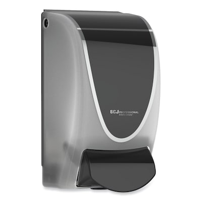 SC Johnson Professional Proline QuickView Wall Mounted Hand Soap/Hand Sanitizer Dispenser, Black/Chrome (SJNTPB1LDS)