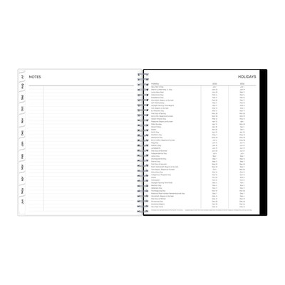 2025-2026 Blue Sky Analeis 8" x 10" Academic Year Monthly Planner, Plastic Cover, Multicolored (130613-A26)