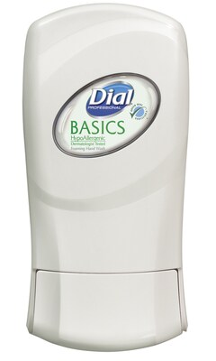 Dial Professional Basics Foaming Hand Soap Refill, Hypoallergenic, 1.2L., 3/Carton (DIA16714)