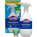 Clorox Multipurpose Degreaser Cleaner Refillable Starter Kit, Crisp Lemon Scent, 1.13 Fl. Oz. (60160