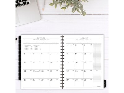 2025 AT-A-GLANCE Executive 8.75" x 6.5" Weekly & Monthly Appointment Book Refill, White/Black (70-908-10-25)
