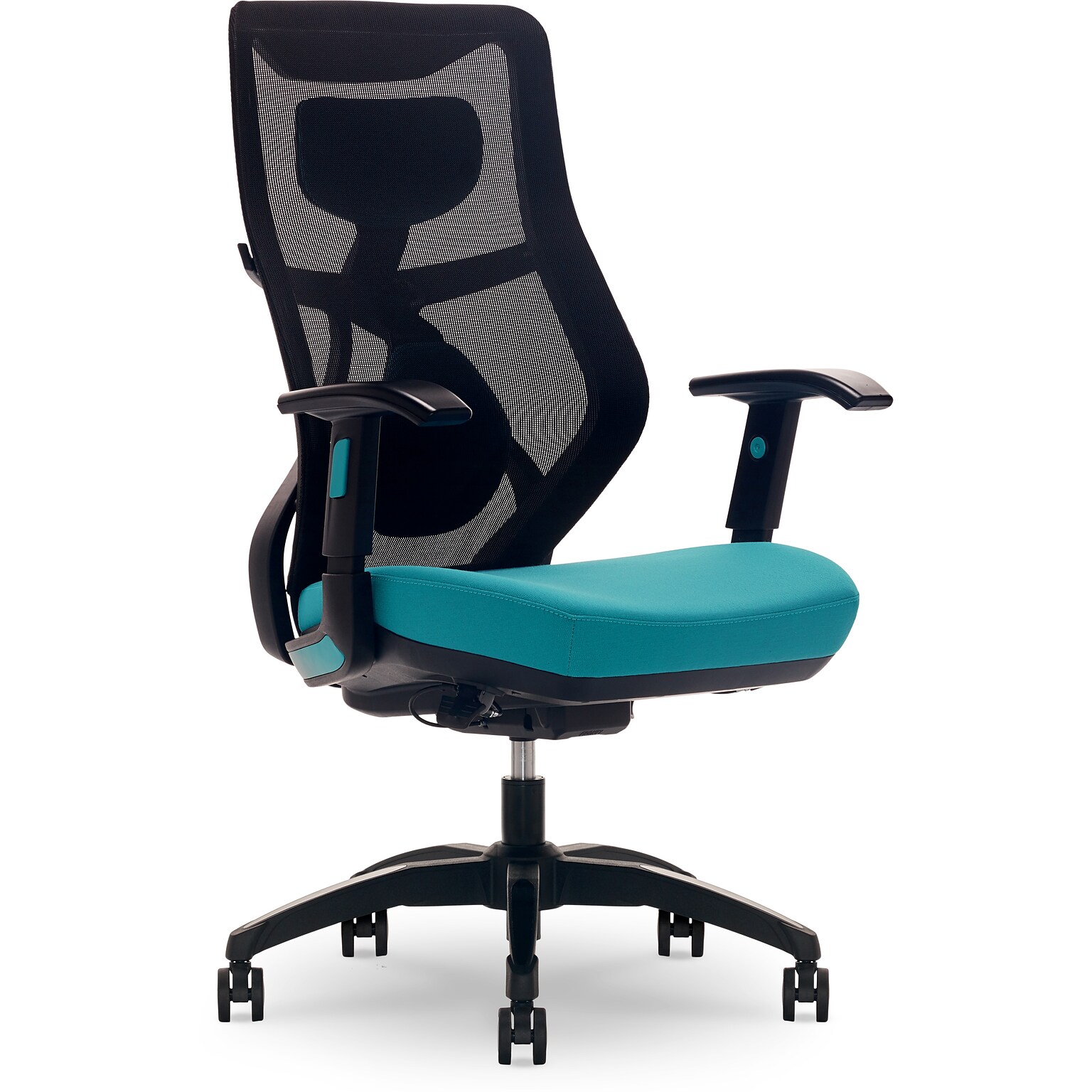 Beautyrest Duo-EX Ergonomic Mesh Swivel Computer Chair, Teal (60051-TEL)
