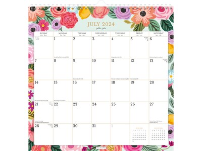 2024-2025 Plato Bonnie Marcus OFFICIAL 12 x 12 Academic & Calendar Monthly Desk or Wall Calendar (9781975480370)