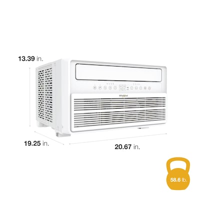 Whirlpool Energy Star 115-Volt 12,000 BTU Window Air Conditioner with Remote, White (WHAW-121IN)