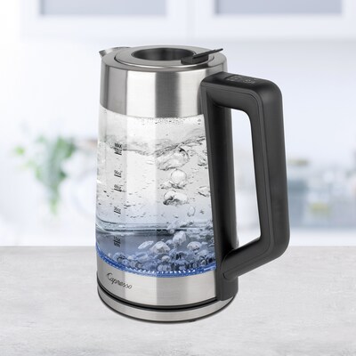 Capresso H20 Select 8.5-Cup Glass Kettle, Clear (244.05)