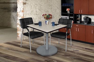 Regency Cain Square Laminate Platter Base Table, 36D x 36W, Maple (TP3636PLGY)