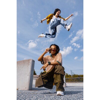 Garmin Instinct 3 AMOLED GPS Smartwatch, Black & Charcoal, 50mm (GRM0302000)