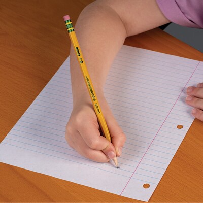 Ticonderoga The World's Best Pencil Wooden Pencil, 2.2mm, #2 Soft Lead, Dozen (X13882X)