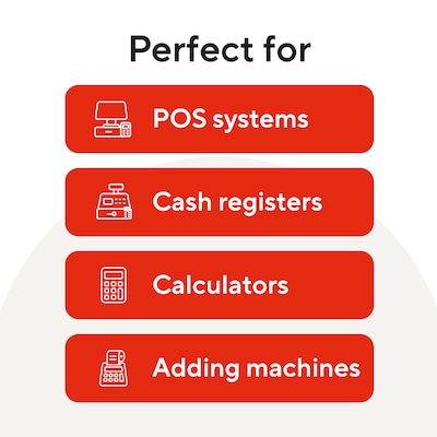 Staples Thermal Cash Register/POS Rolls, 2 5/16" x 200', 24/Carton (28392/492000)