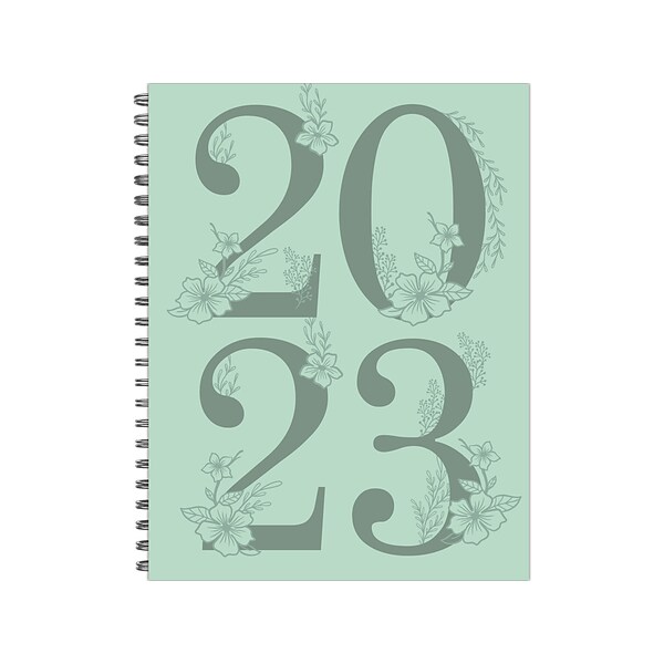 2023 Willow Creek Mint Year 6.5 x 8.5 Weekly Planner, Green (30332)