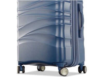 American Tourister Cascade 22" Hardside Carry-On Suitcase, 4-Wheeled Spinner, Slate Blue (143244-E264)