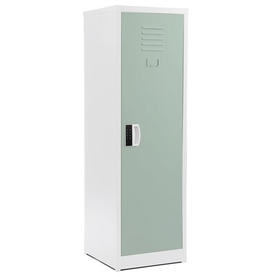 AdirOffice 48"H Single Tier Misty Green Storage Locker (ADI629-01-MGRN-DL)