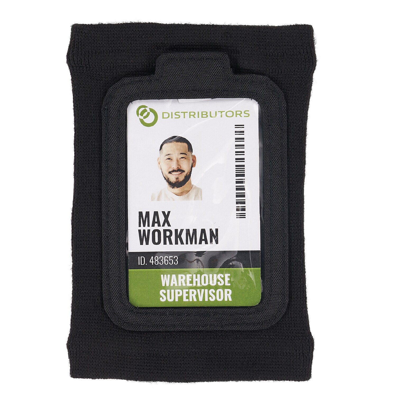 Ergodyne Squids 3388 Armband ID Badge Holder, Black (19960)