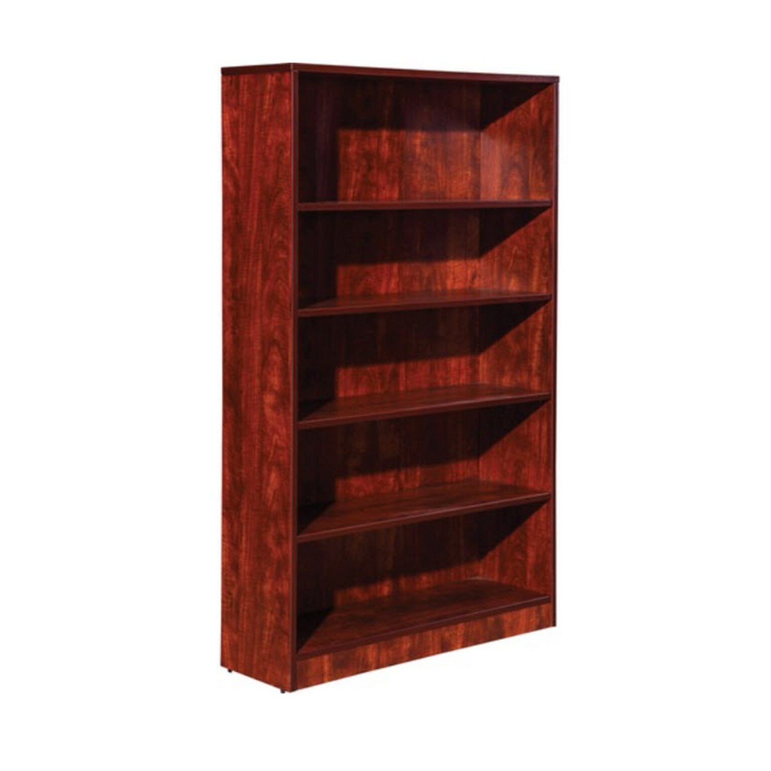Lorell 60H 5-Shelf Bookcase, Cherry (LLR99788)