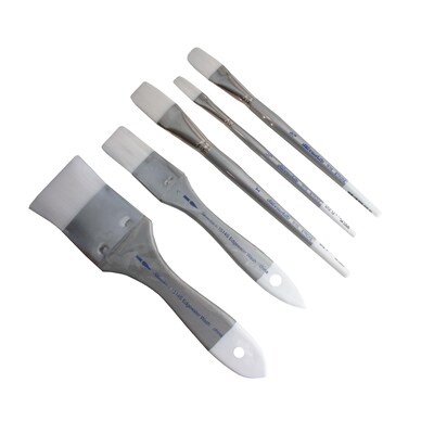Silver Brush Synthetic Bristle, Assorted Brushes, 3/Pack (SLVSW1588)