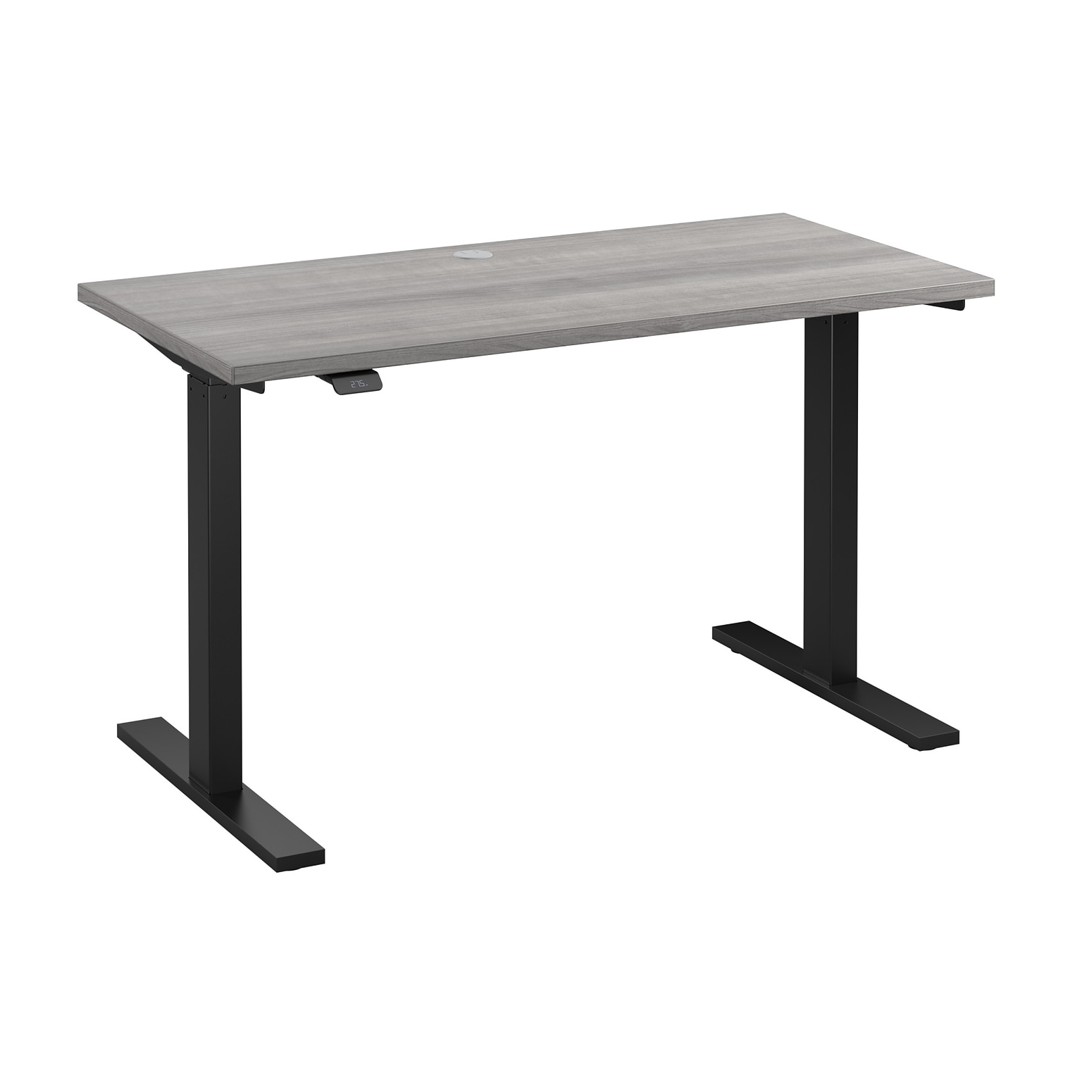Bush Business Furniture Move 60 Series 48W Electric Height Adjustable Standing Desk, Platinum Gray/Black (M6S4824PGBK)
