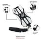 OTM Essentials Black Universal Phone Sling with Lanyard and Ring Grip (OB-A4A)