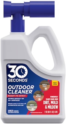 30 SECONDS Outdoor Cleaner Spray Bottle, 64 oz. (6430SJ)