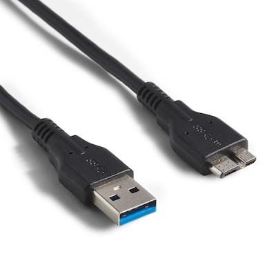 NXT Technologies 6 USB Type-A Male to Micro-USB Type-B Male, Black (NX29773)