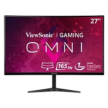 ViewSonic OMNI Gaming 27 165Hz Curved LED Monitor, Black (VX2718-PC-MHD)