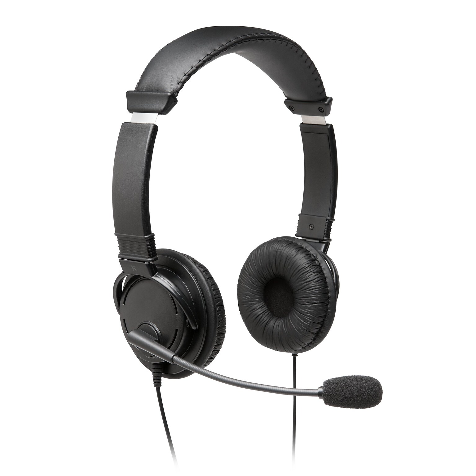 Kensington Hi-Fi 3.5mm Stereo On-Ear Computer Headset, MT Certified (K97603WW)