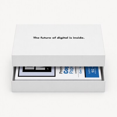 Dunder Mifflin Special Edition 8.5" x 11" Premium Copy Paper, 20 lbs., 92 Brightness, 1 Ream of 500 Sheets (DMPC18501RMBX)