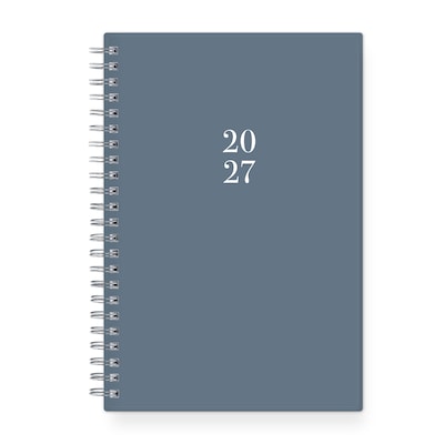 2027 Blue Sky 5 x 8 Weekly & Monthly Planner, Steel Blue (164273)