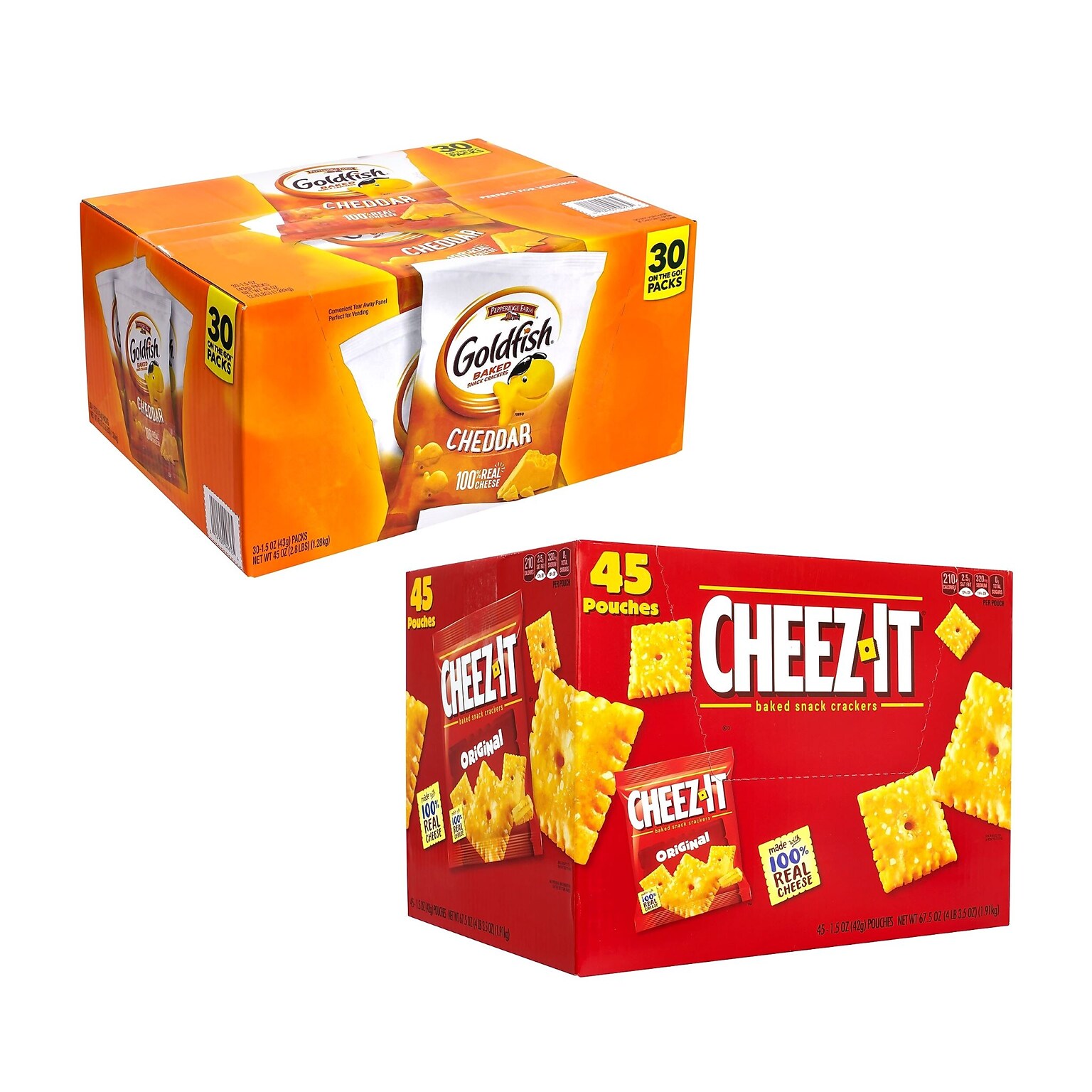 Goldfish Baked Snack Crackers/Sunshine Cheez-It Bundle (600-04053)